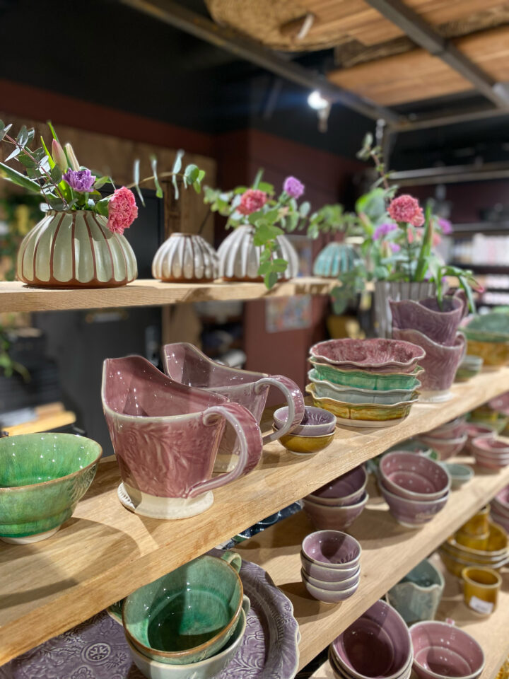 Grønn café butikk